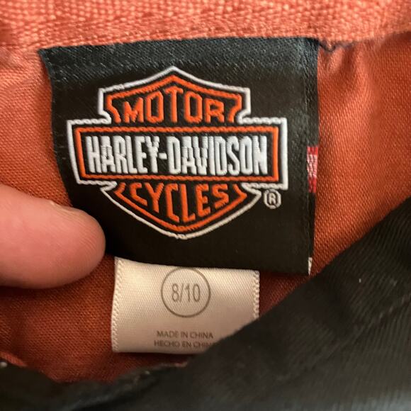 Harley Davidson Motorcycles Button Up Shop Shirt - Picture 5 of 7
